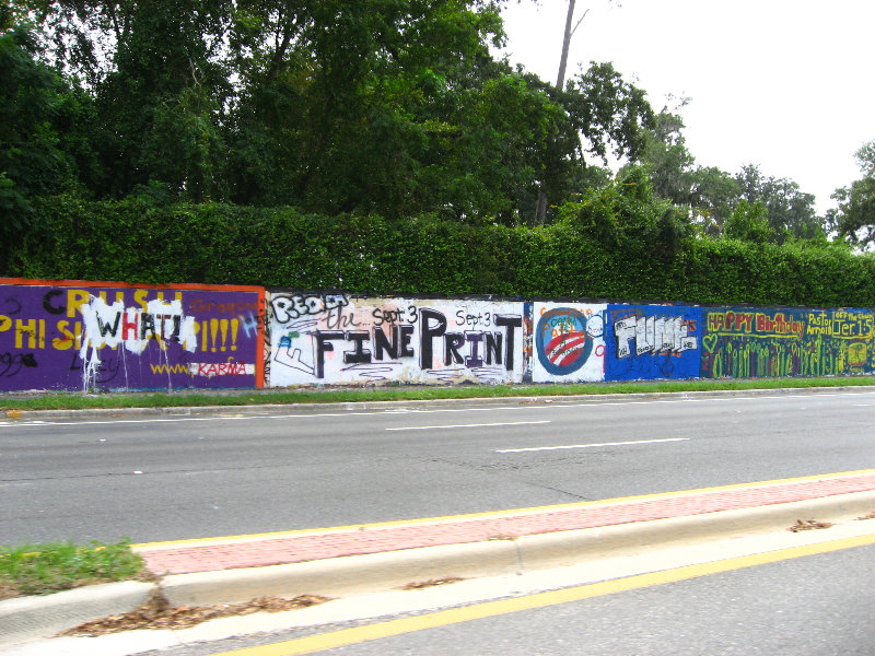 SW 34th Street Graffiti Wall Gainesville FL 007