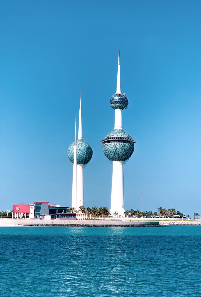kuwait towers is a popular destination in kuwait, one of the countries that start with K